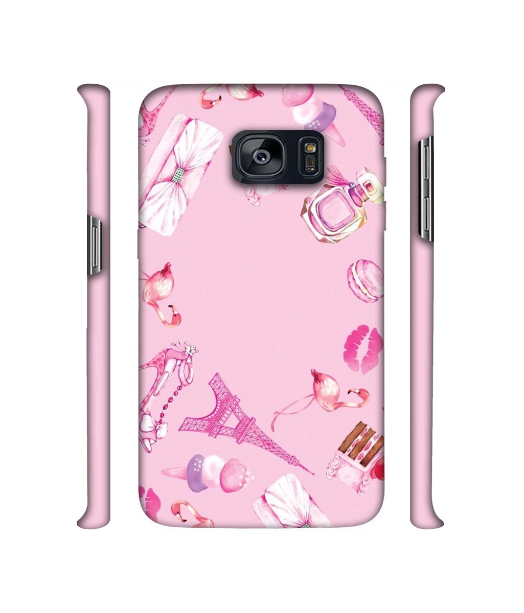 Amazon Brand - Solimo Designer Ladies Accessories 3D Printed Hard Back Case Mobile Cover for Samsung Galaxy S7 Edge