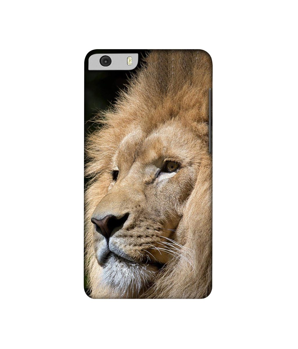Amazon Brand - Solimo Designer Lion 3D Printed Hard Back Case Mobile Cover for Micromax Canvas Knight 2 E471