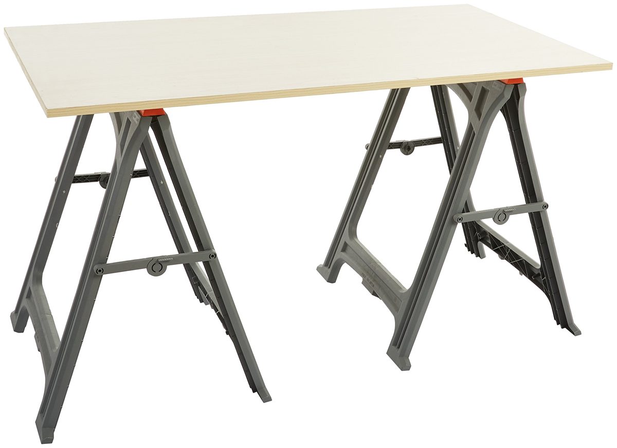 AmazonBasics AMZ1718 Folding Sawhorse, 500 lbs
