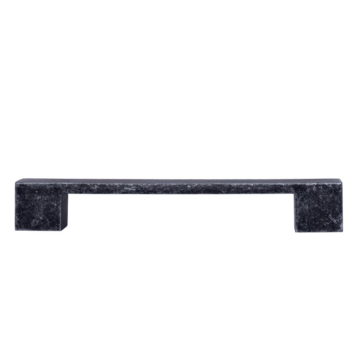 AmazonBasics Short Modern Cabinet Handle, 7.68" Length (6.3" Hole Center), Antique Silver, 10-Pack