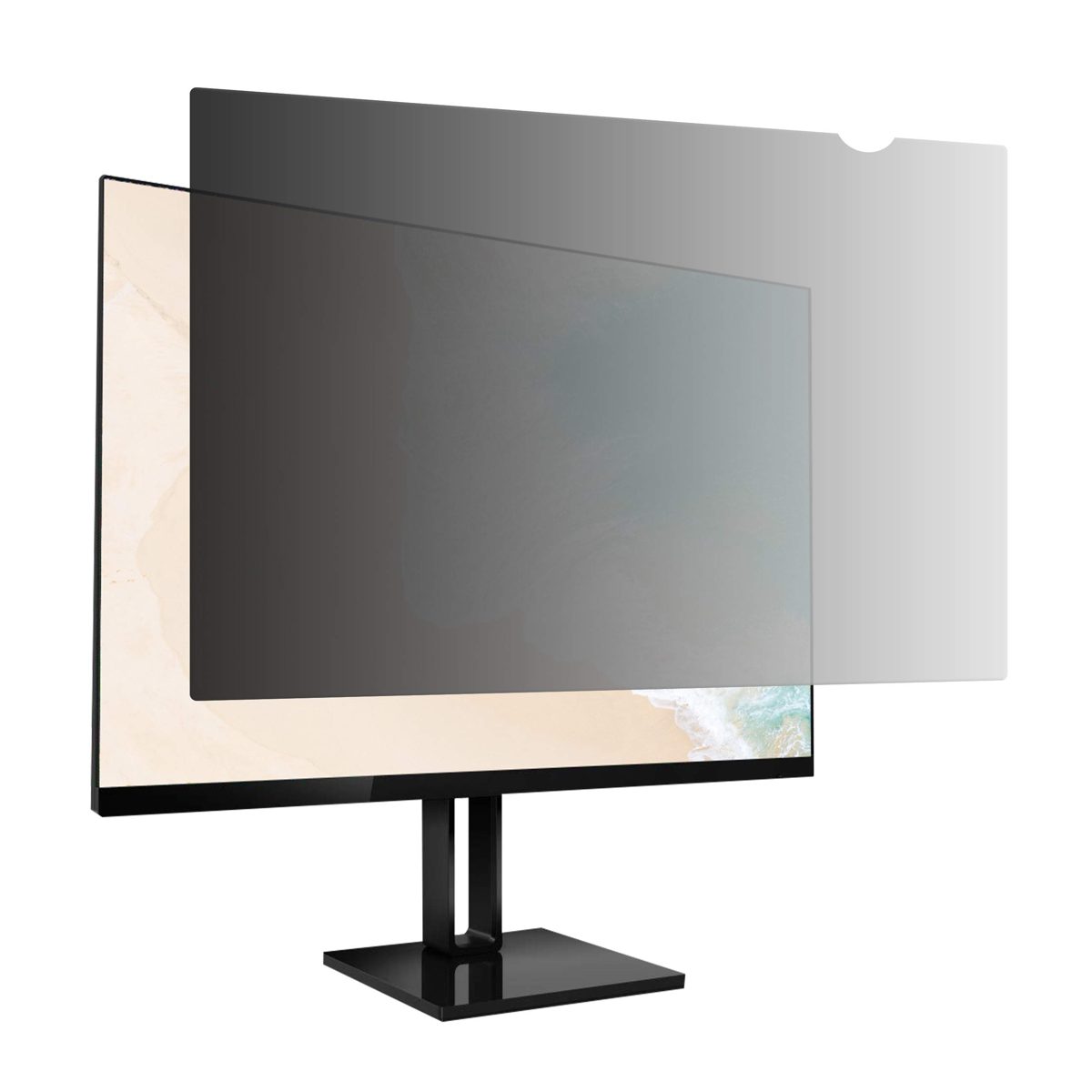AmazonBasics Privacy Screen Filter for 13.3 Inch 16:10 Widescreen Monitor (Renewed)