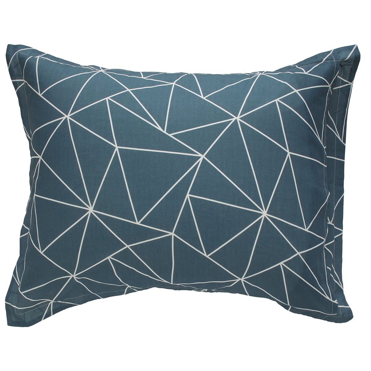 Rivet Triangle Geometric Pattern Cotton Duvet Comforter Cover Set
