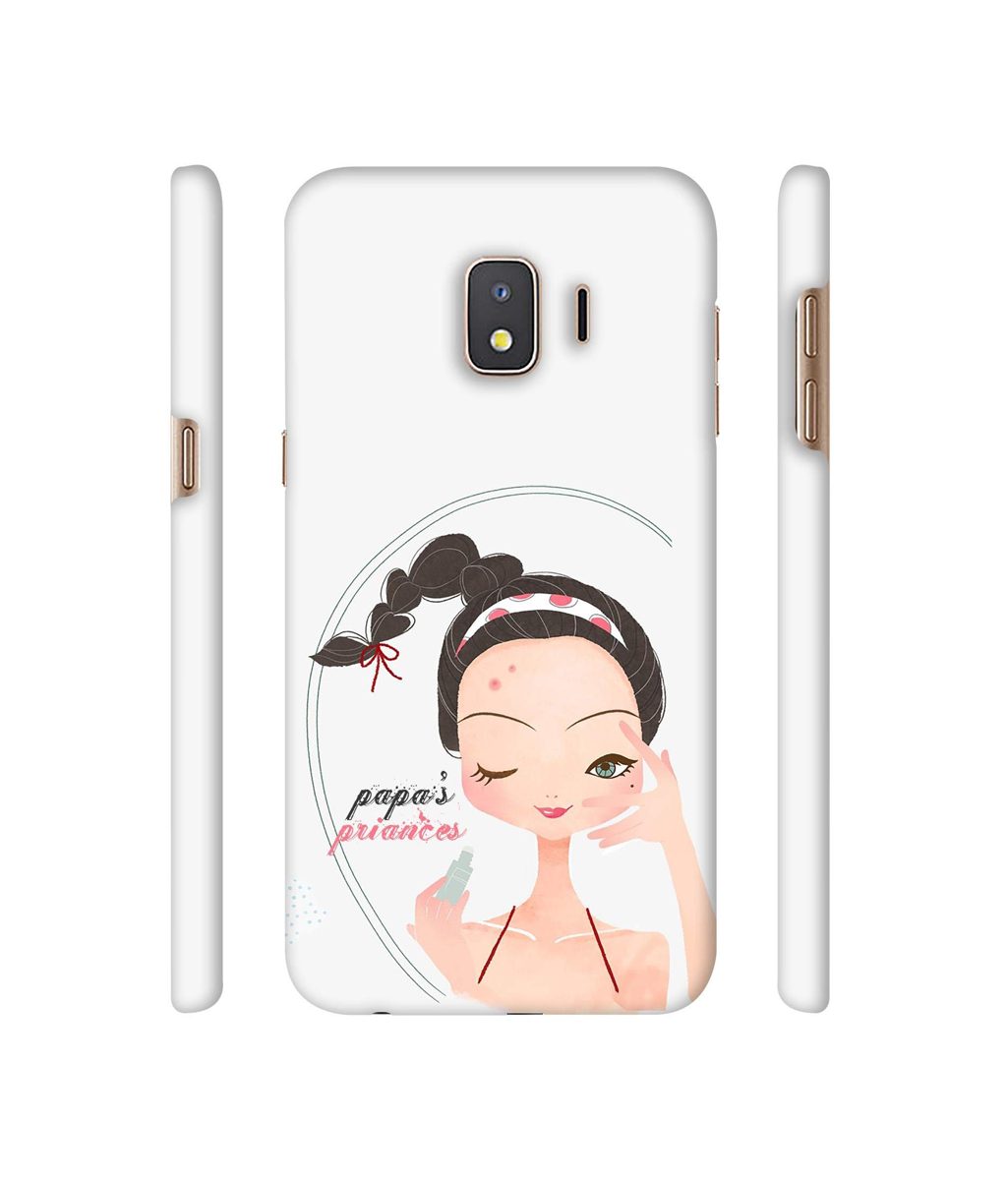 Amazon Brand - Solimo Designer Papa's Princess 3D Printed Hard Back Case Mobile Cover for Samsung Galaxy J2 Core