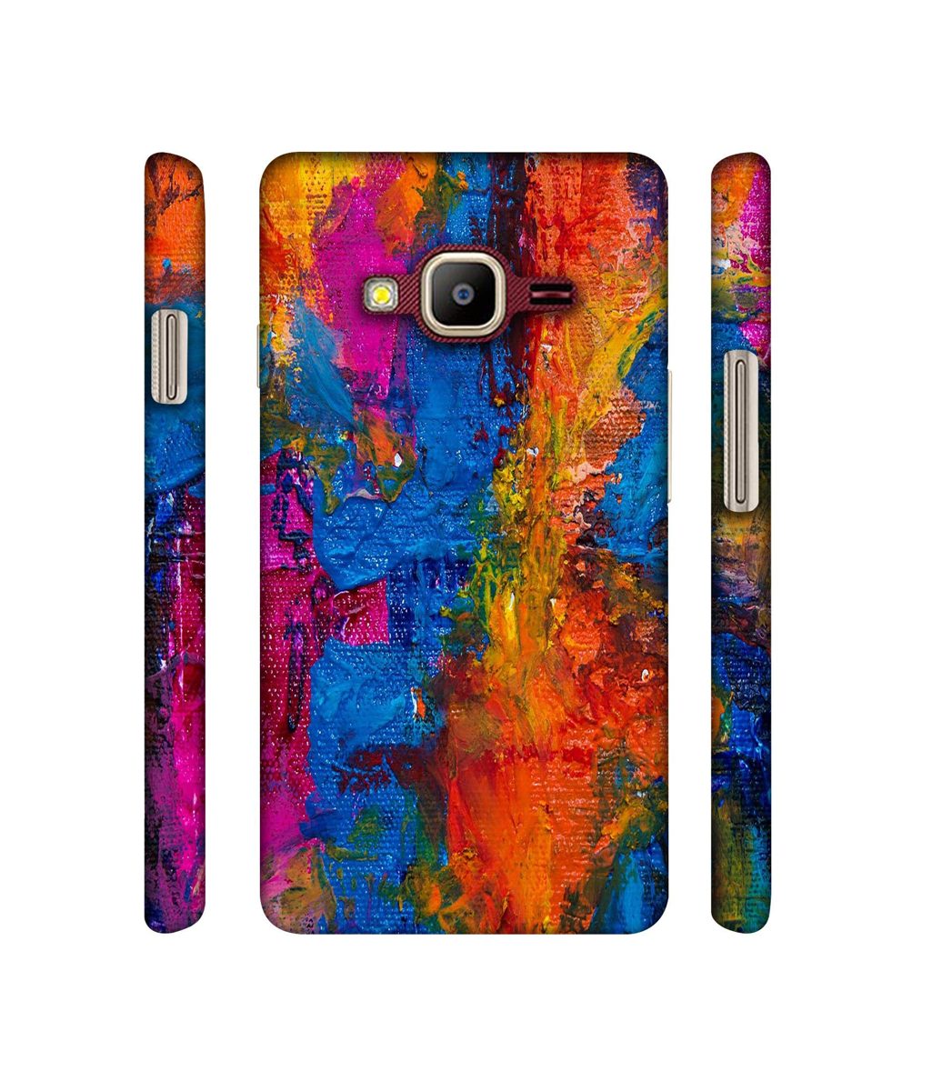 Amazon Brand - Solimo Designer Dark Multicolor Canvas 3D Printed Hard Back Case Mobile Cover for Samsung Z2