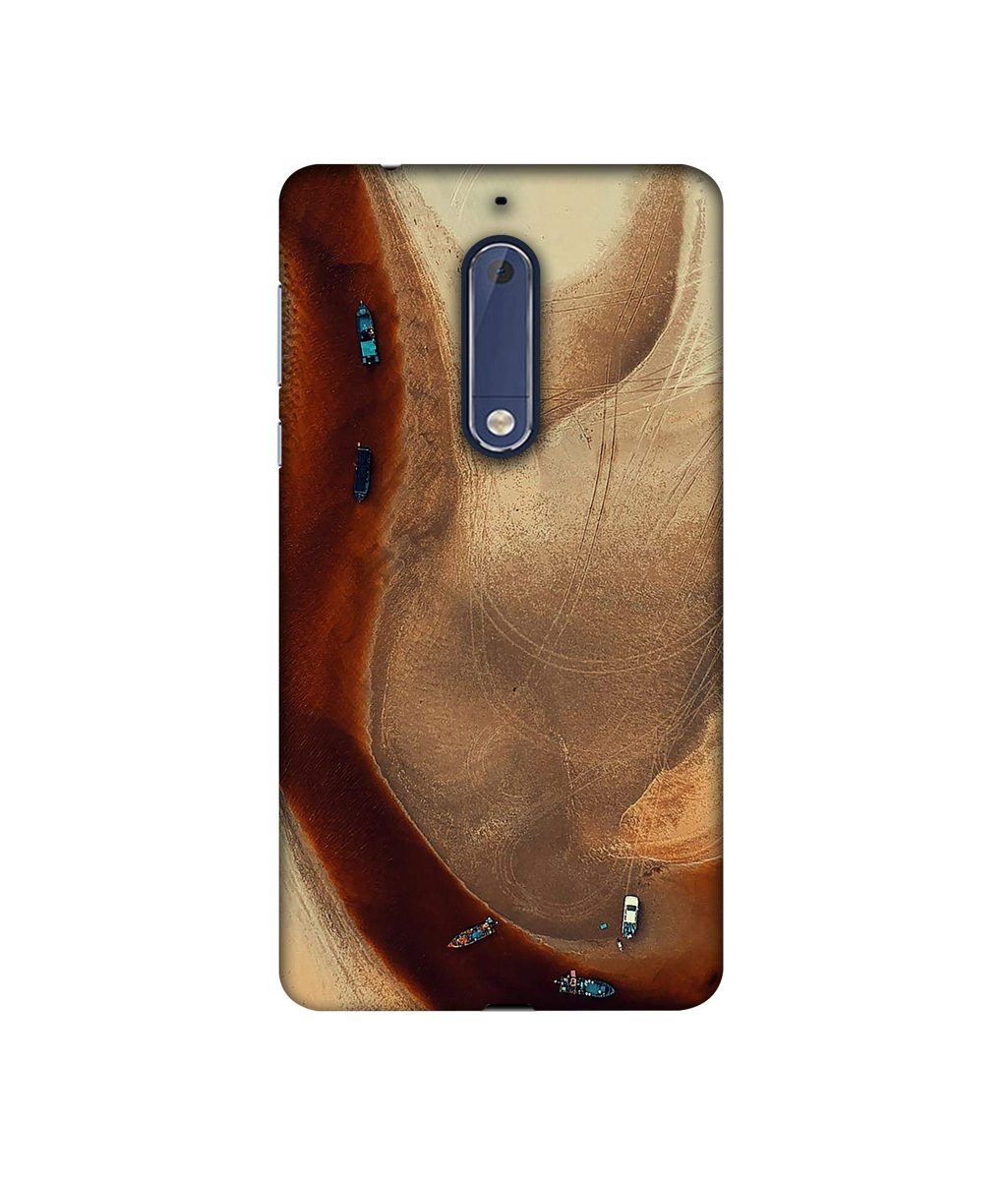 Amazon Brand - Solimo Designer Sea Seen 3D Printed Hard Back Case Mobile Cover for Nokia 5