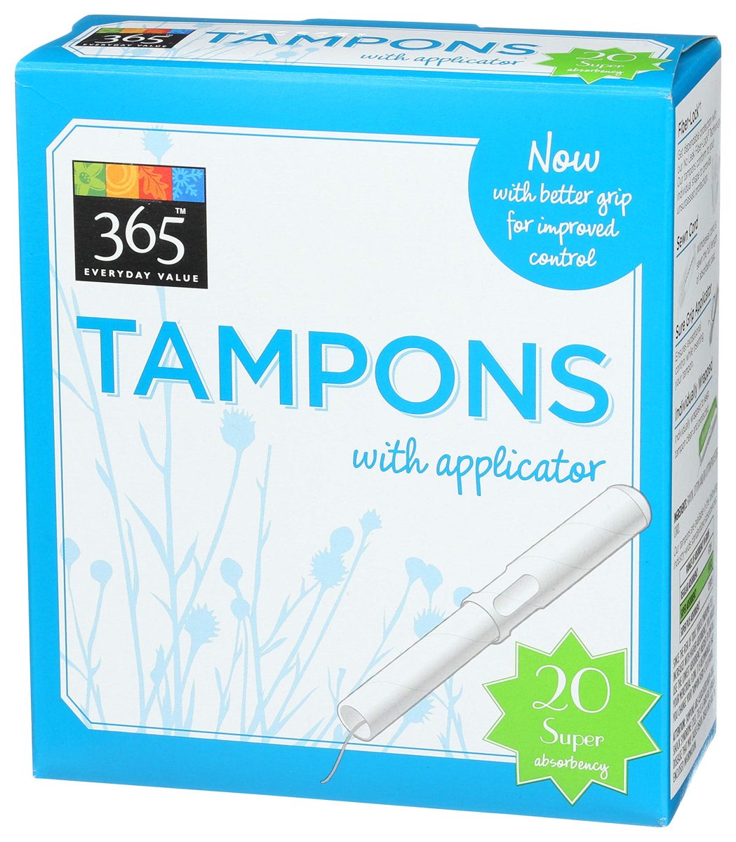 365 Everyday Value, Tampons with Applicator, Super, 20 ct