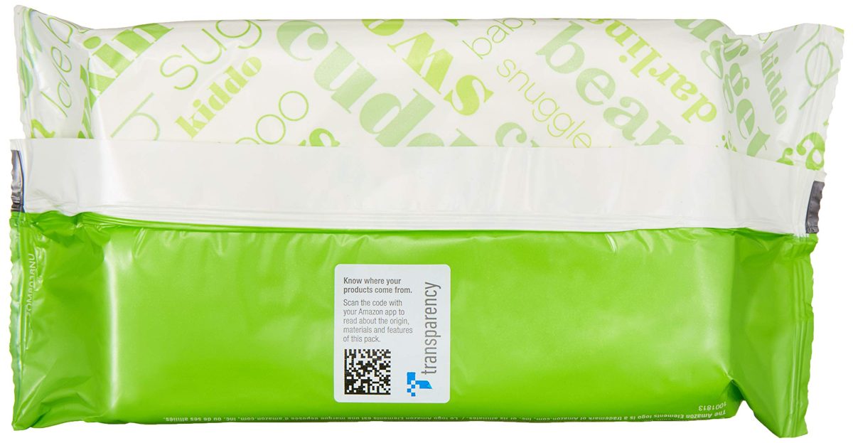Amazon Elements Baby Wipes, Fresh Scent, 720 Count Flip-Top Packs