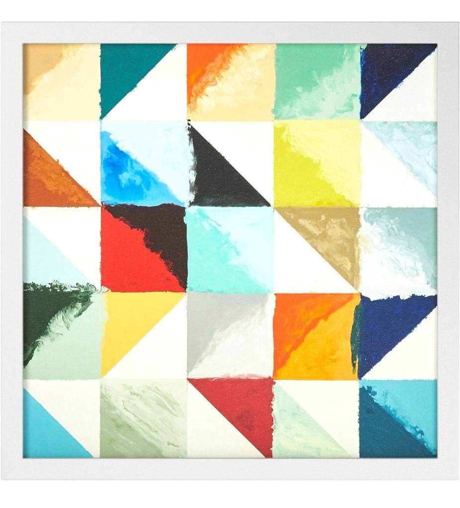 Rivet Abstract 3D Mid-Century Folded Paper Wall Art Geometric Shapes
