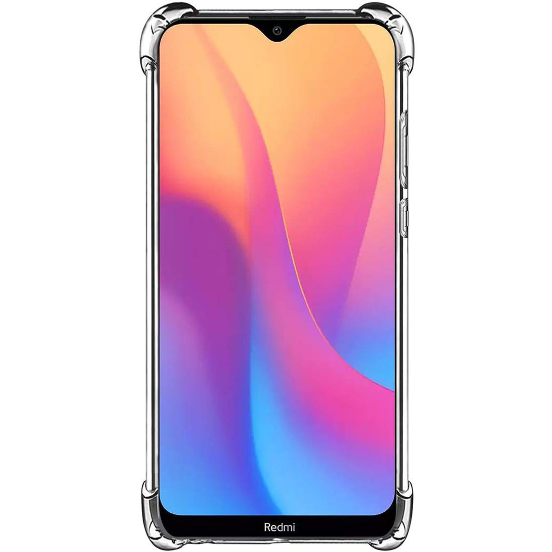 Amazon Brand - Solimo Mobile Cover (Soft & Flexible Back case) for Mi Redmi 8A (Transparent)