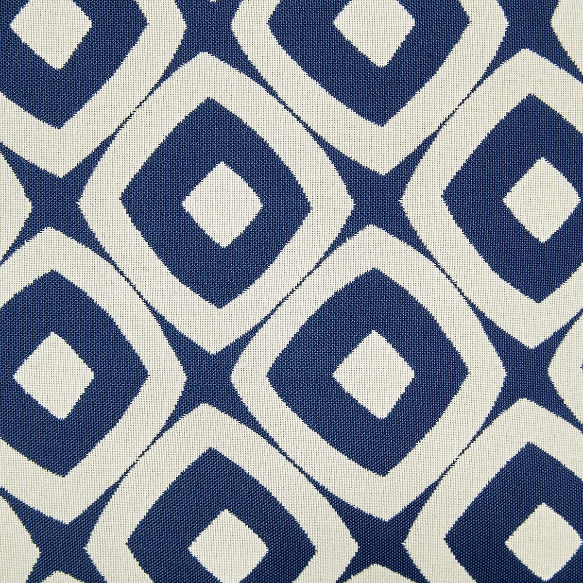 Amazon Brand – Rivet Modern Graphic Outdoor Throw Pillow - 17 x 17 Inch, Dark Denim
