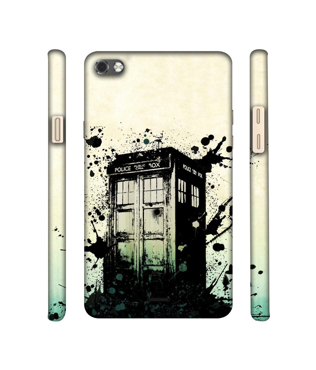 Amazon Brand - Solimo Designer Police Booth 3D Printed Hard Back Case Mobile Cover for Micromax Canvas Sliver 5 Q450