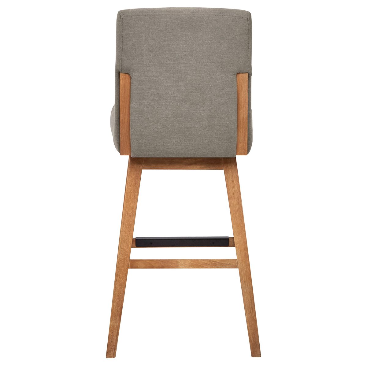 Amazon Brand – Stone & Beam Sophia Modern Swivel Kitchen Bar Stool, 43.3"H, Slate Grey