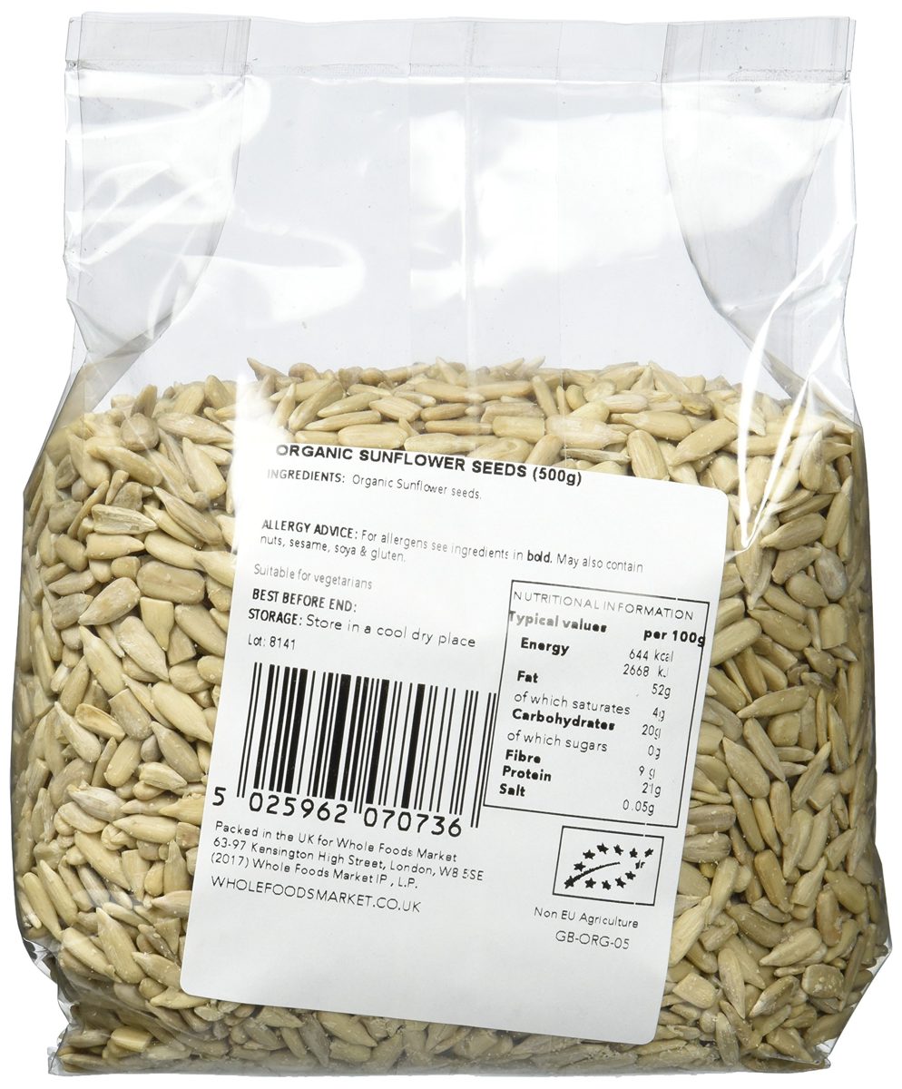 Whole Foods Market Organic Sunflower Seeds, 500 g