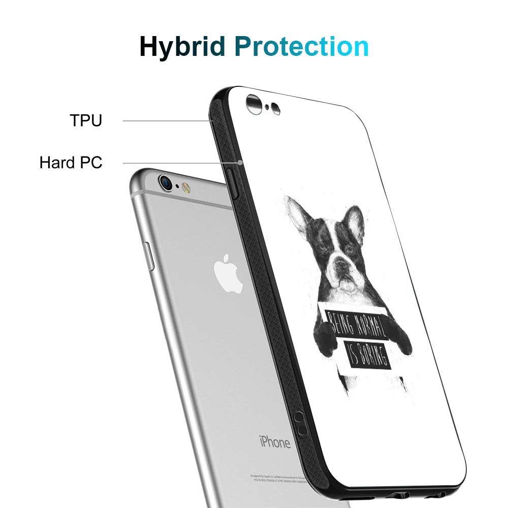 Amazon Brand - Solimo Designer Normal is Boring Text Printed Hard Back Case Mobile Cover for Apple iPhone 8/7 (D1180)