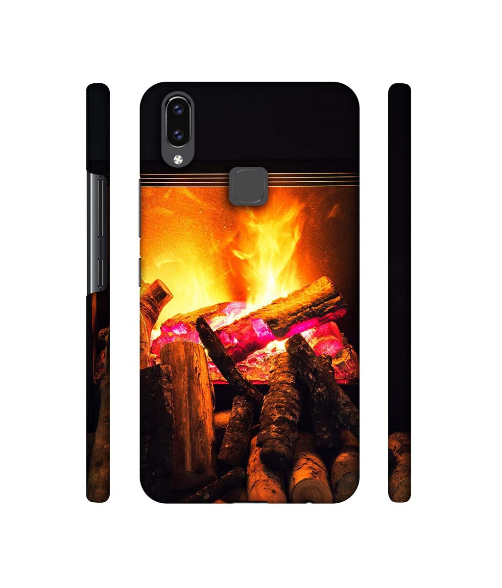 Amazon Brand - Solimo Designer Born Fire 3D Printed Hard Back Case Mobile Cover for Vivo V9 / V9 Pro