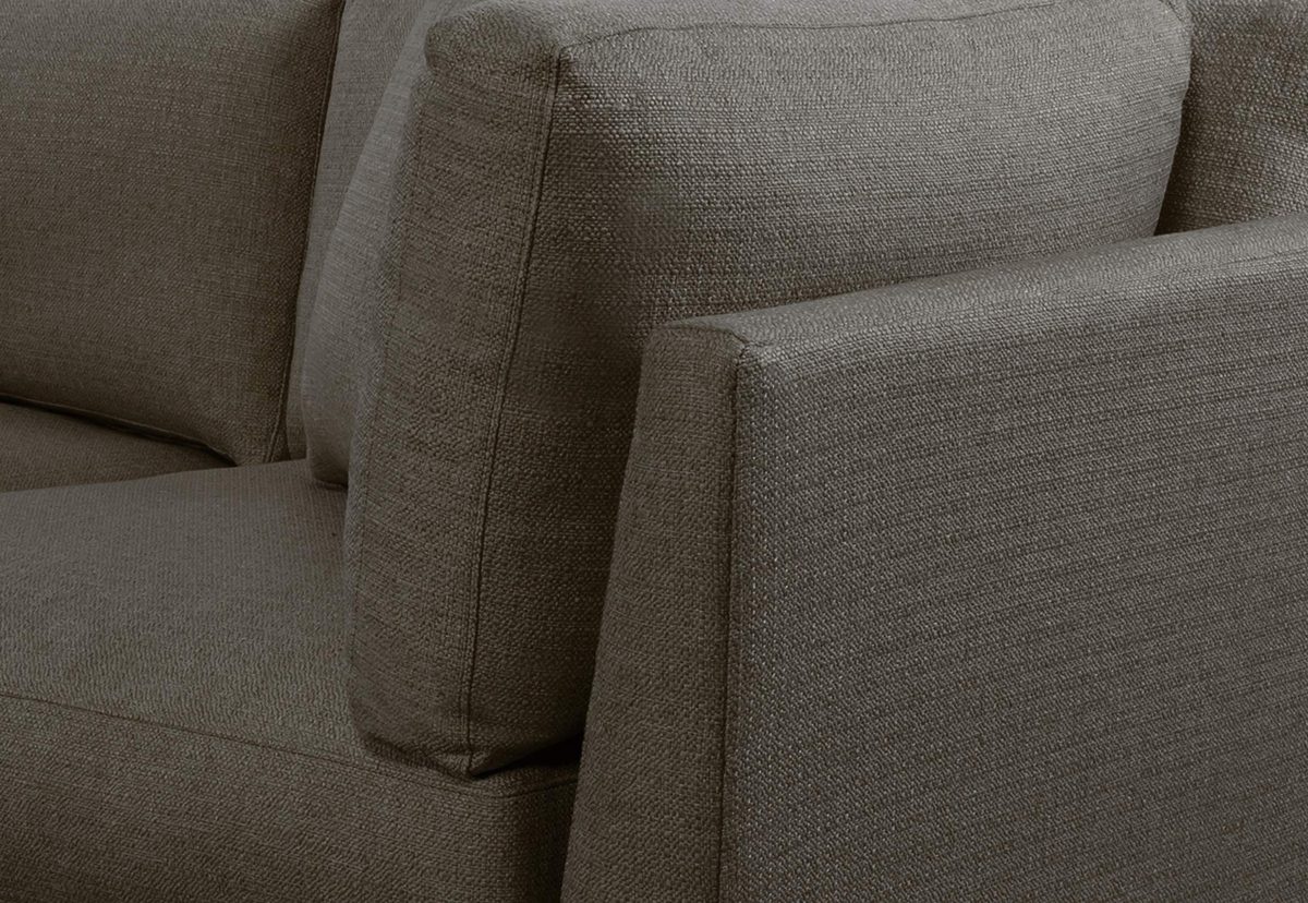 Amazon Brand – Stone & Beam Devonshire Modern Farmhouse Sectional Sofa Couch, 114"W, Tweed