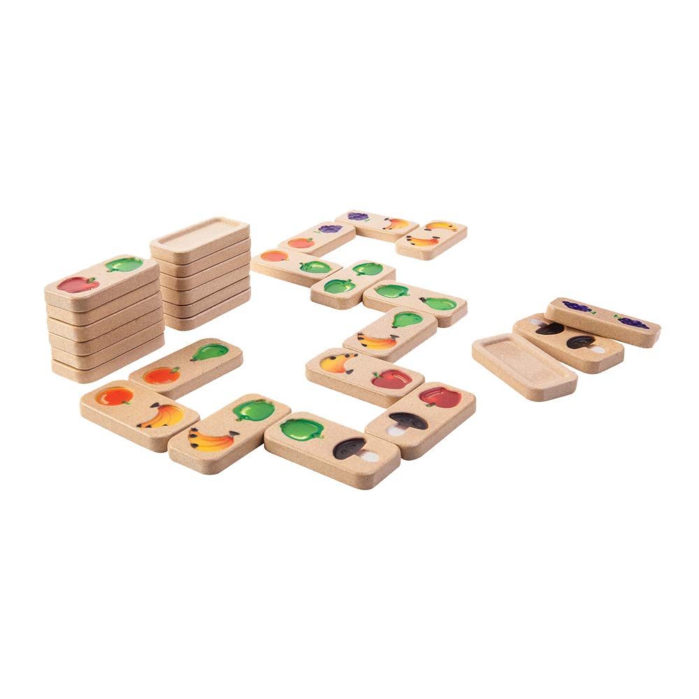AmazonBasics Games Case Pack, Fruit & Veggie Domino (Gradient), Balancing Monkeys, Balancing Boat, Tower Tumbling, Balancing Cactus