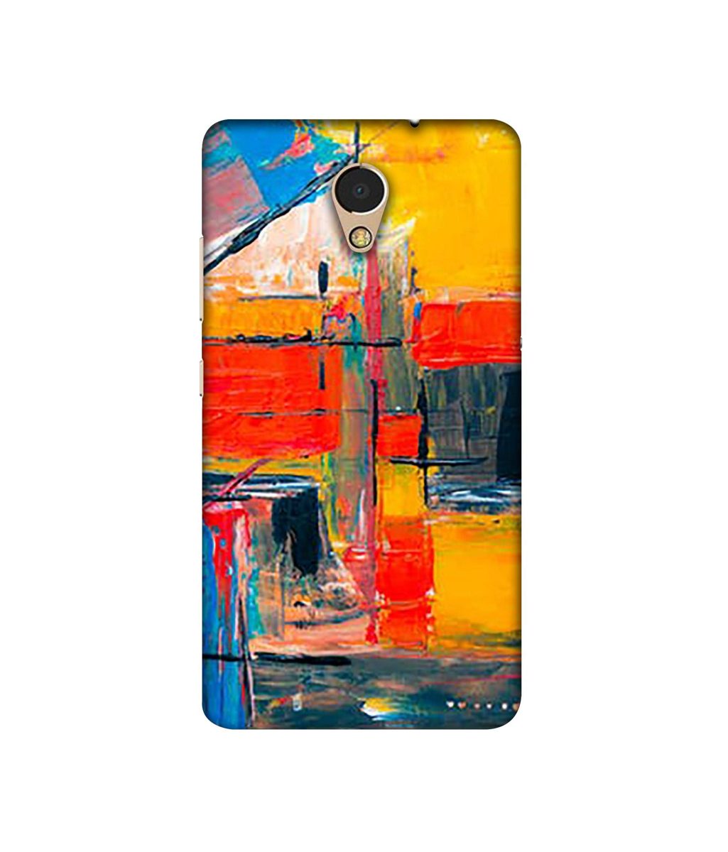 Amazon Brand - Solimo Designer Multicolor Squre Blocks 3D Printed Hard Back Case Mobile Cover for Lenovo P2