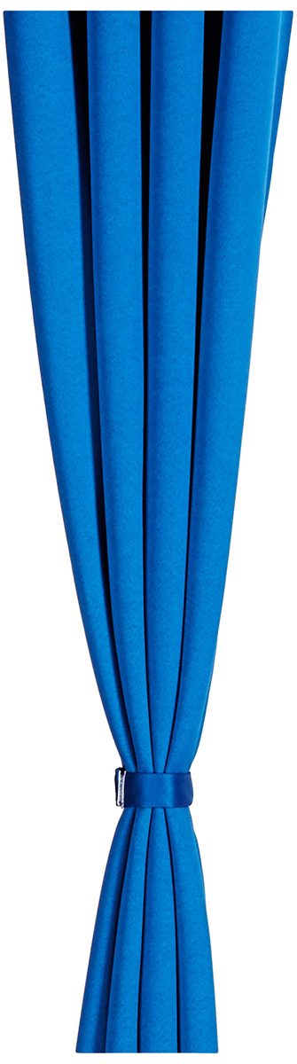 Amazon Brand - Solimo Room Darkening Blackout Window Curtain, 5 Feet (Blue)