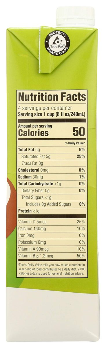 365 by Whole Foods Market, Organic Shelf-Stable Coconutmilk, Unsweetened - Original, 32 Fl Oz