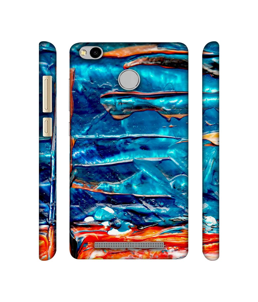 Amazon Brand - Solimo Designer Blue Oil Color 3D Printed Hard Back Case Mobile Cover for Xiaomi Redmi 3S Prime