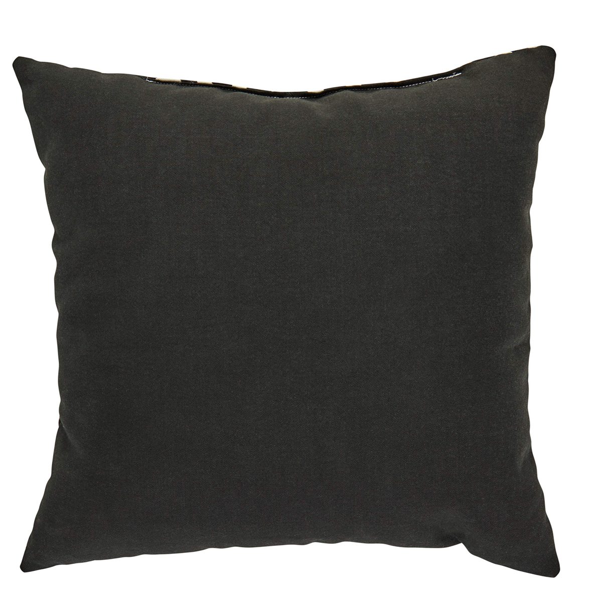 Amazon Brand – Rivet Modern OutdoorThrow Pillow, 20" x 20", Black and White