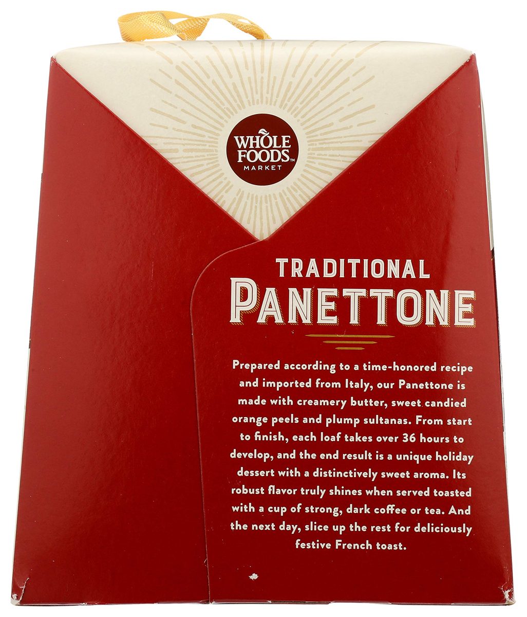 Whole Foods Market, Limited Edition Panettone, Traditional, 16 Ounce