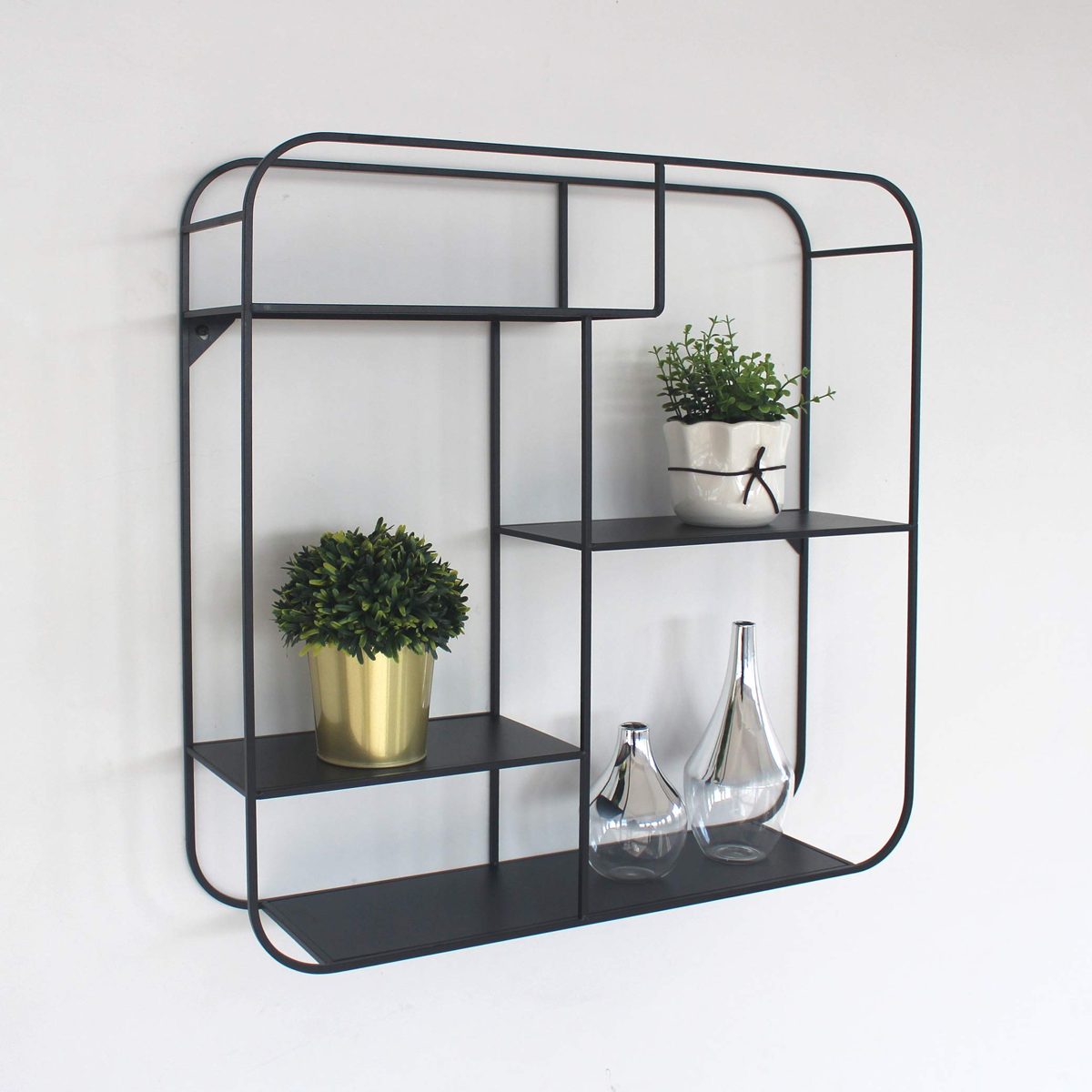 Amazon Brand Movian Kyyvesi Wall Shelf 60 x 16 x 60 cm Black