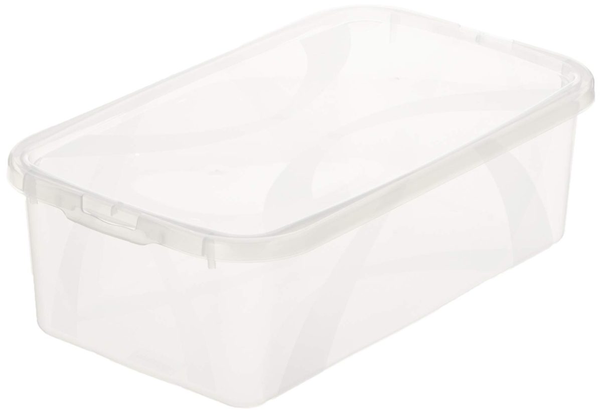 AmazonBasics Set of 4 storage boxes - 4x 5 l