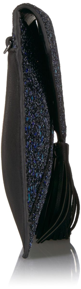 Amazon Brand - The Fix Izzi Glitter Envelope Clutch with Chain Crossbody Strap