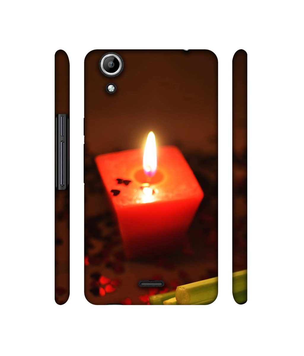 Amazon Brand - Solimo Designer Candle Light 3D Printed Hard Back Case Mobile Cover for Micromax Canvas Selfie 2 Q340