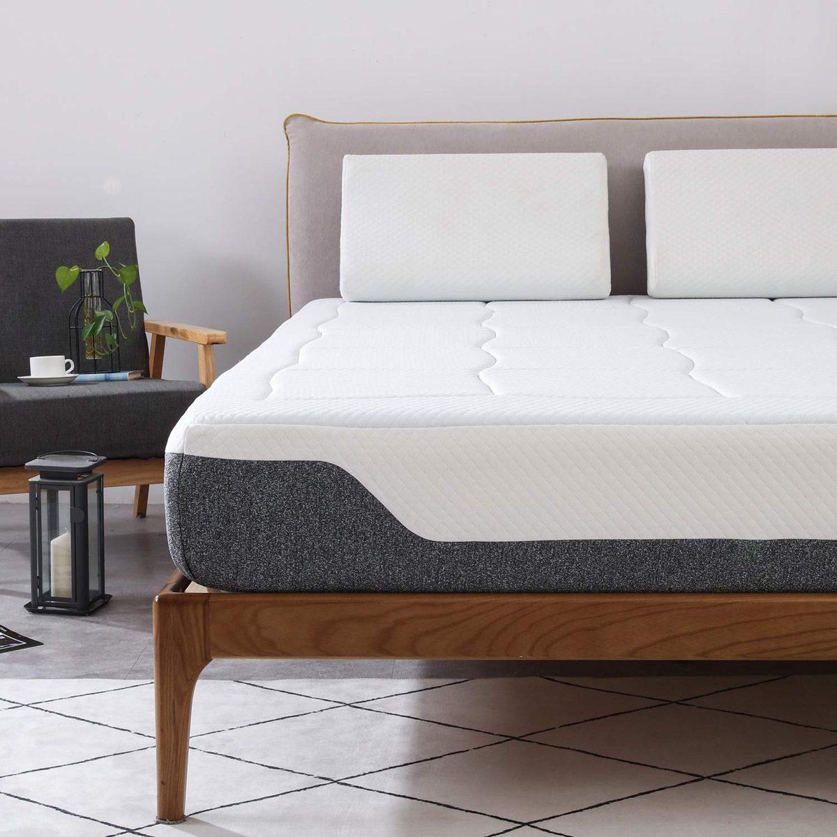 AmazonBasics Pocket Spring Mattress with Gel Memory Foam, 120x200cm