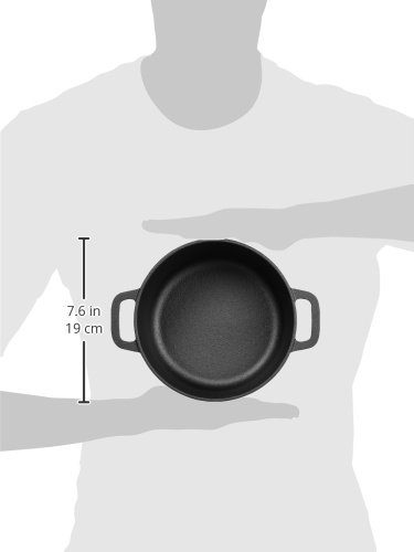 AmazonBasics Pre-Seasoned Cast Iron Dutch Oven Pot with Lid and Dual Handles