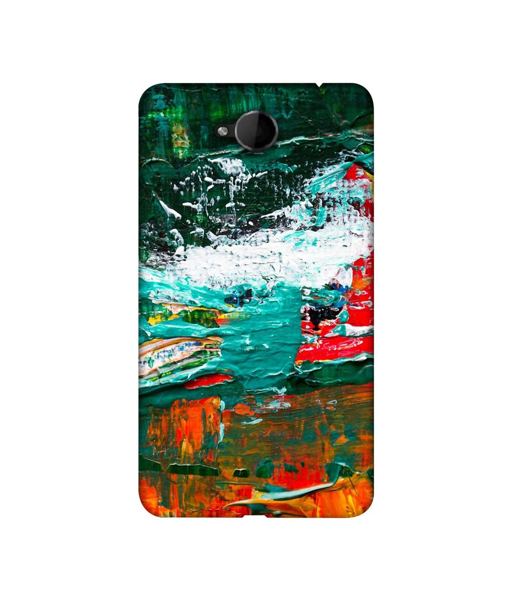 Amazon Brand - Solimo Designer Multicolor Glass Color 3D Printed Hard Back Case Mobile Cover for Microsoft Lumia 650