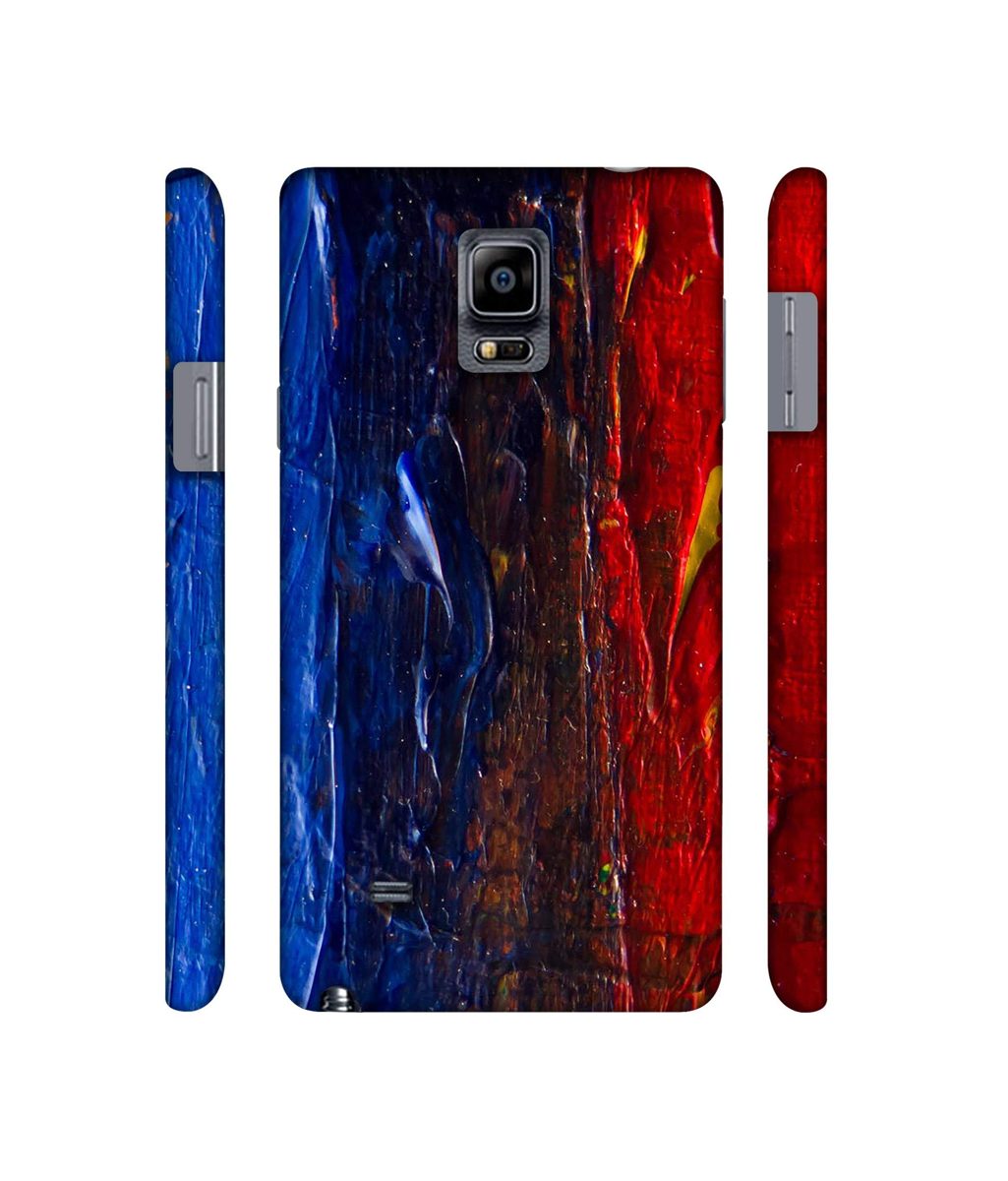 Amazon Brand - Solimo Designer Red Paint On Wall 3D Printed Hard Back Case Mobile Cover for Samsung Galaxy Note 4