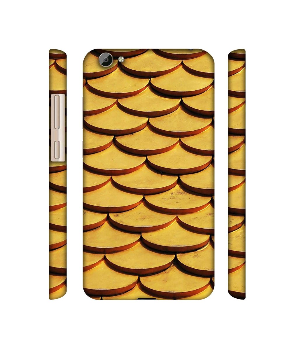 Amazon Brand - Solimo Designer Wooden Semi Circle Texture 3D Printed Hard Back Case Mobile Cover for Vivo Y66