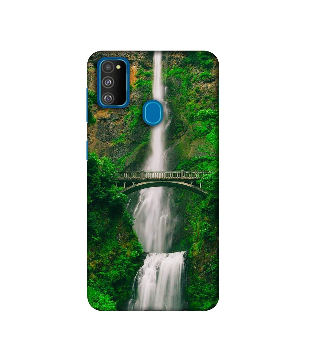 Amazon Brand - Solimo Designer Waterfall 3D Printed Hard Back Case Mobile Cover for Samsung Galaxy M21 / M30s