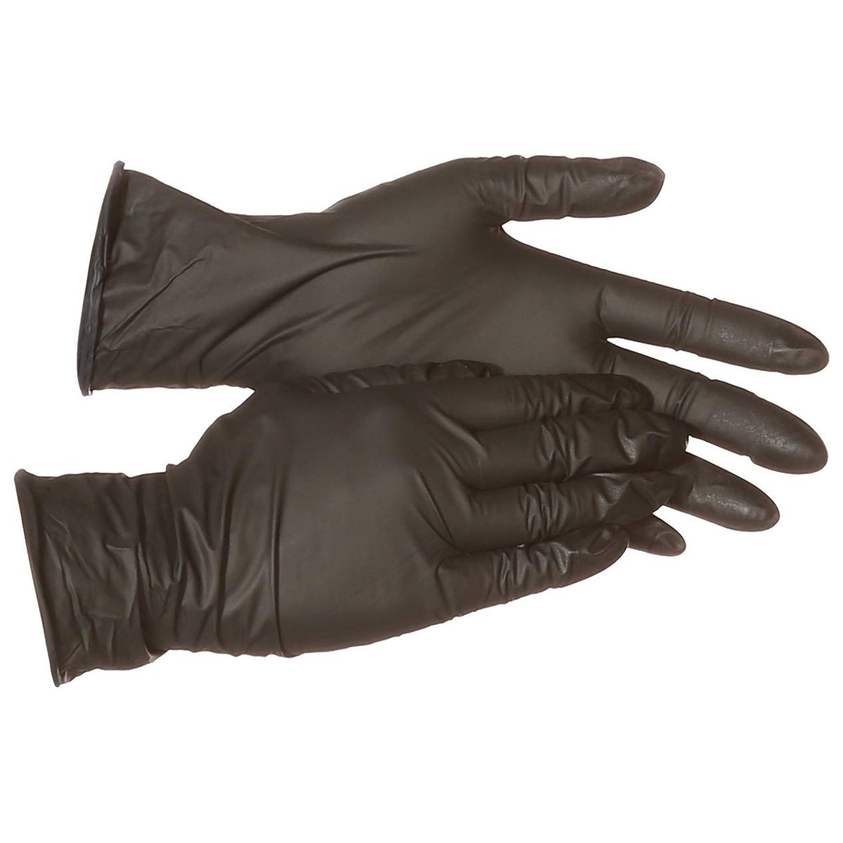 AmazonBasics Powder Free Disposable Nitrile Gloves, 5 mil, Black, Size S, 100 per Pack, 10-Pack