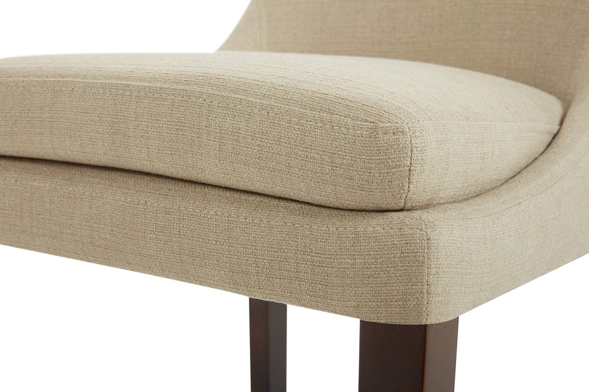 Amazon Brand – Stone & Beam Elise Upholstered Counter-Height Barstool, 38.6"H, Hemp