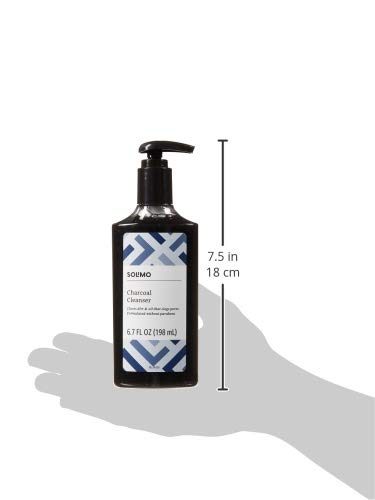 Amazon Brand - Solimo Charcoal Cleanser, 6.7 fl. Oz (Pack of 4)