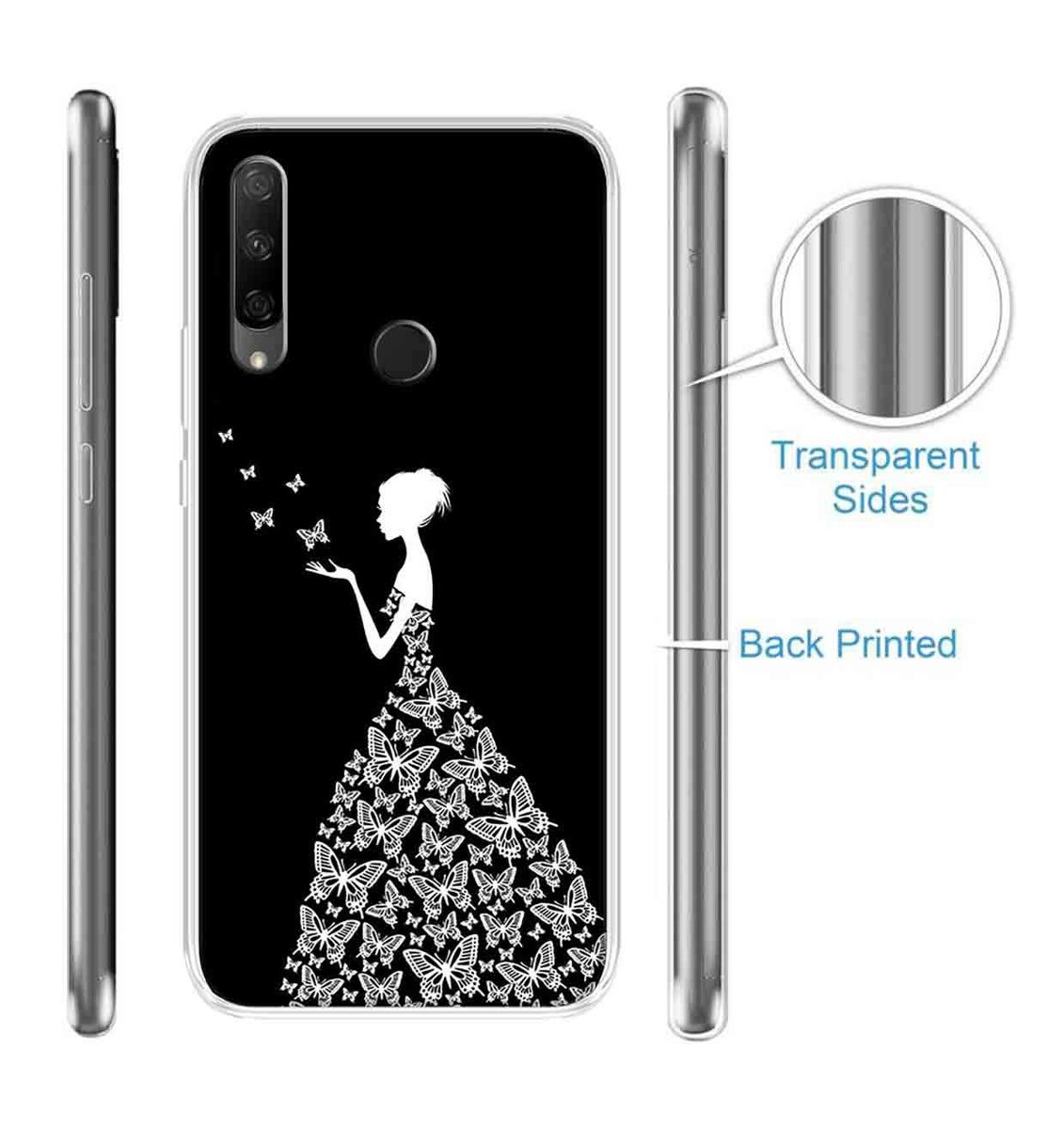 Amazon Brand - Solimo Designer Multicolor Girl Design Printed Soft Back Case Mobile Cover for Huawei Honor 9X