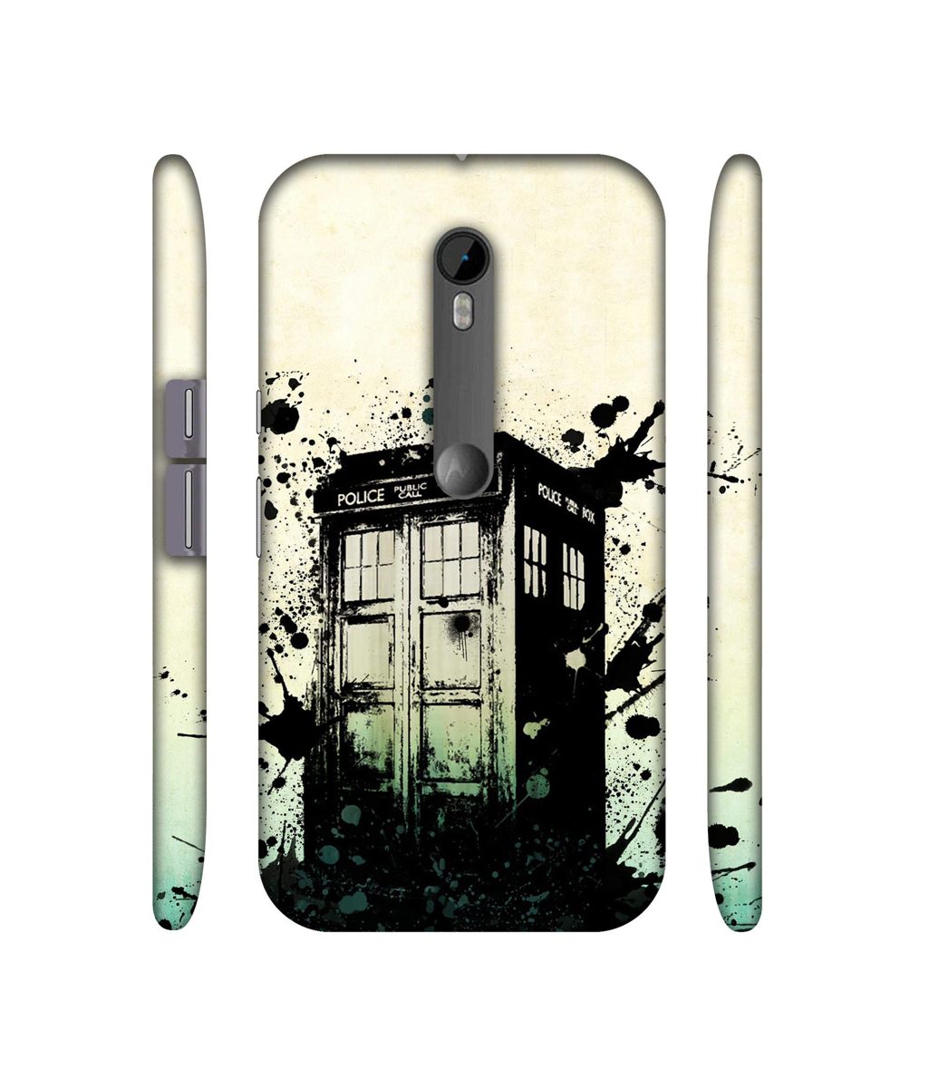 Amazon Brand - Solimo Designer Police Booth 3D Printed Hard Back Case Mobile Cover for Motorola Moto G 3rd Generation