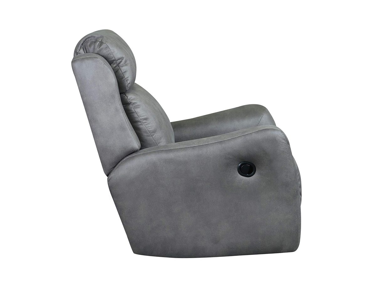 Ravenna Home Viewridge Upholstered Recliner Chair, 42"W, Gray