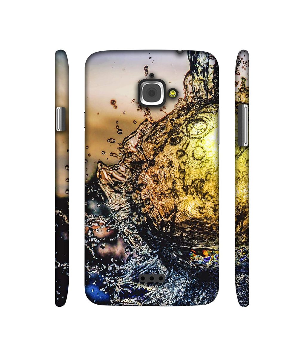 Amazon Brand - Solimo Designer Water Drop Reflection 3D Printed Hard Back Case Mobile Cover for InFocus M350