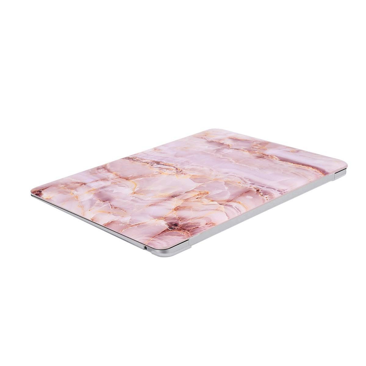 Eono MacBook Air 13 Inch 2018-2020 Release A2179 A1932 with Retina Display, 3 in 1 Plastic Case, Keyboard Cover, Screen Protector, Compatible with MacBook Air 13 Inch Pink Marble