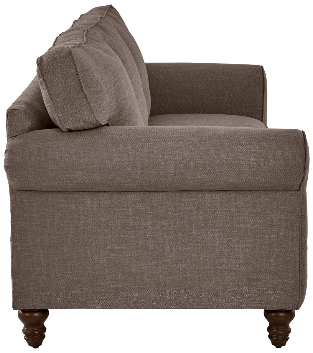 Amazon Brand – Ravenna Home Randall Rolled Arm Sofa, 83"W, Pewter