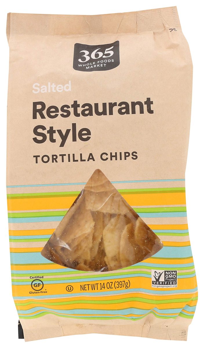 365 by Whole Foods Market, Tortilla Chips, Restaurant Style - Salted , 14 Ounce