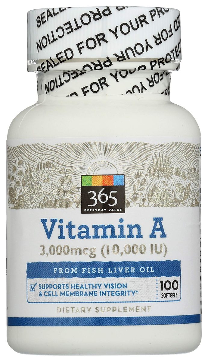365 Everyday Value, Vitamin A 10 000 IU, 100 ct