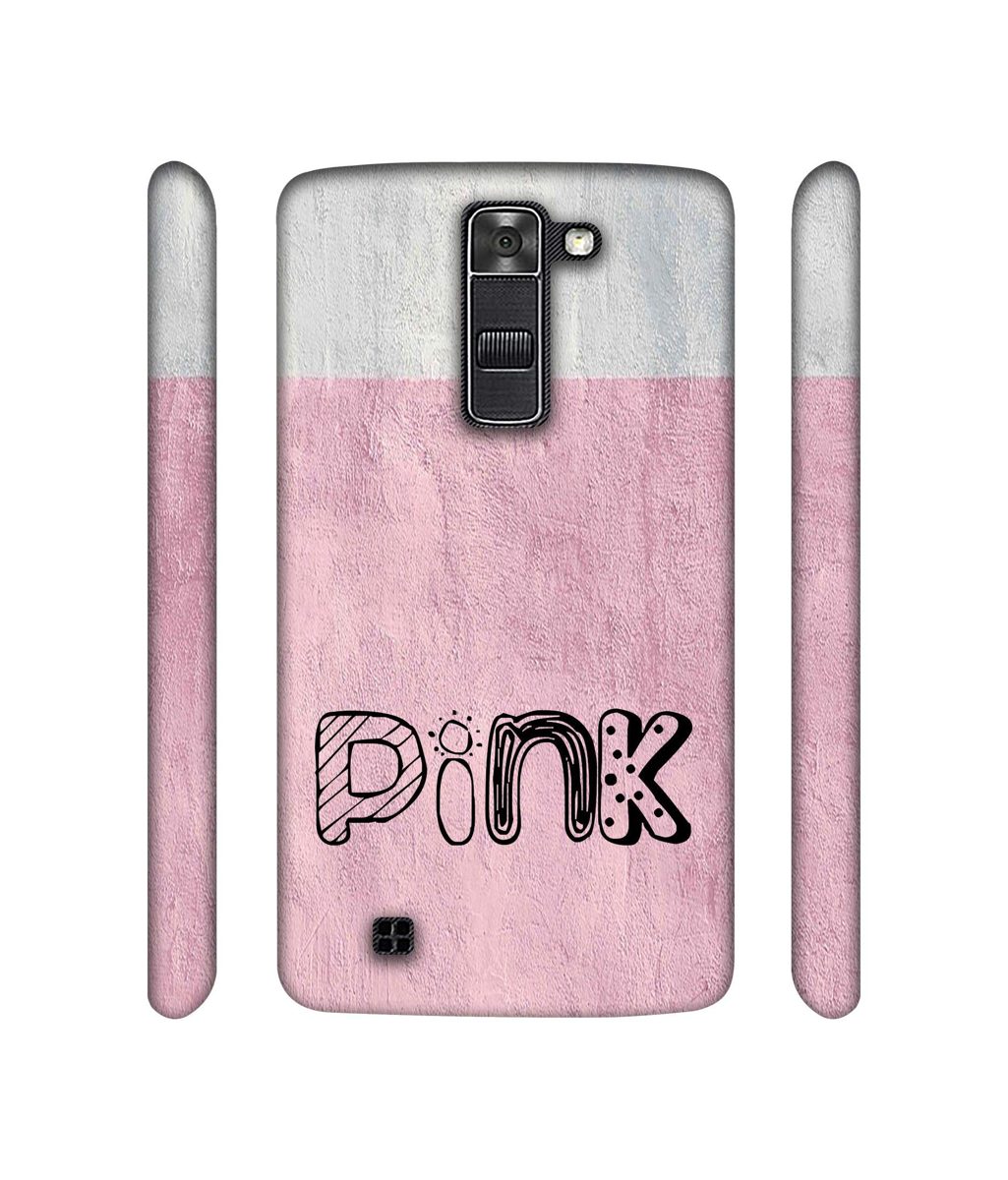 Amazon Brand - Solimo Designer Pink 3D Printed Hard Back Case Mobile Cover for LG K7