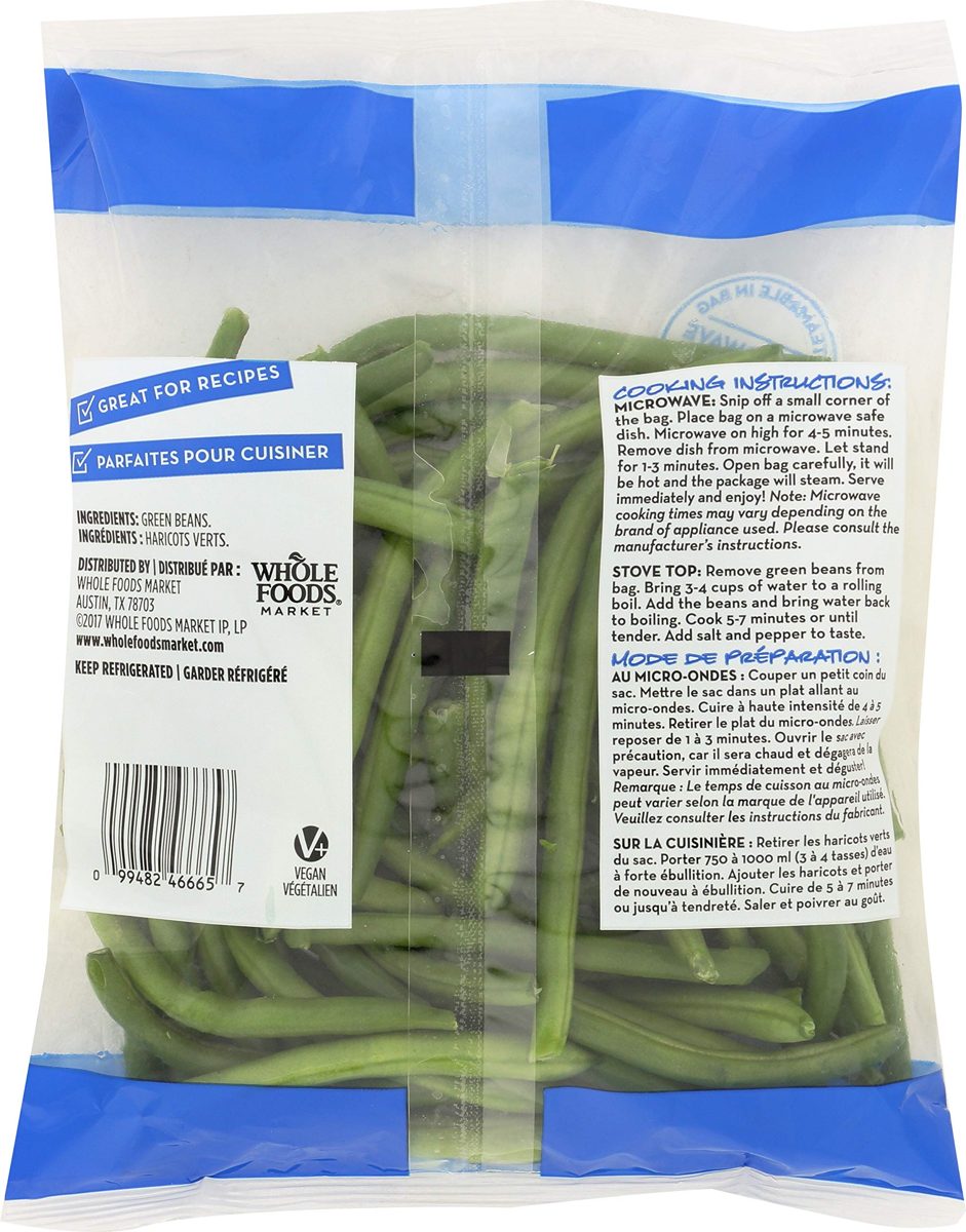 365 Everyday Value, Trimmed Green Beans, 12 oz